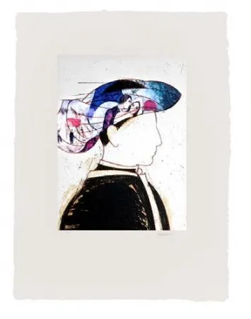 Офорт И Аквитанта Valdés - Manolo Valdés