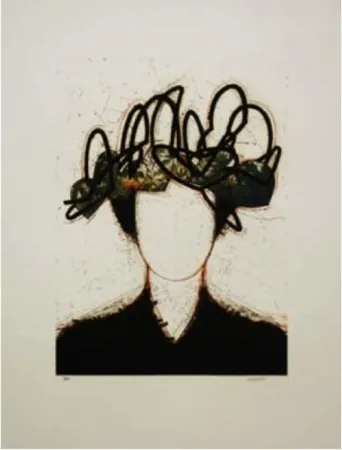 Офорт И Аквитанта Valdés - Manolo Valdés