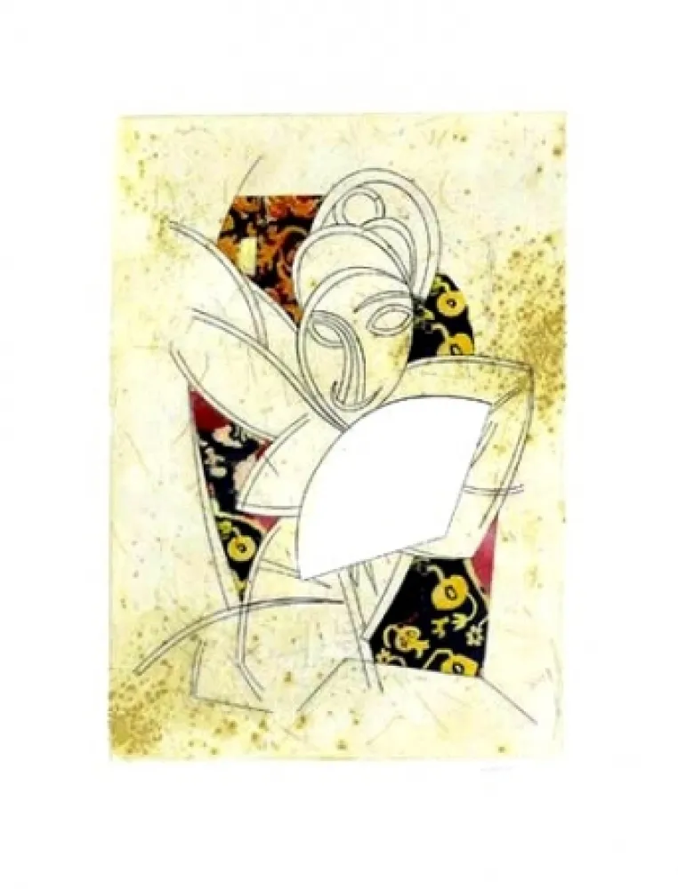 Офорт И Аквитанта Valdés - Manolo Valdés