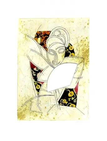 Офорт И Аквитанта Valdés - Manolo Valdés