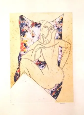 Офорт И Аквитанта Valdés - Manolo Valdés