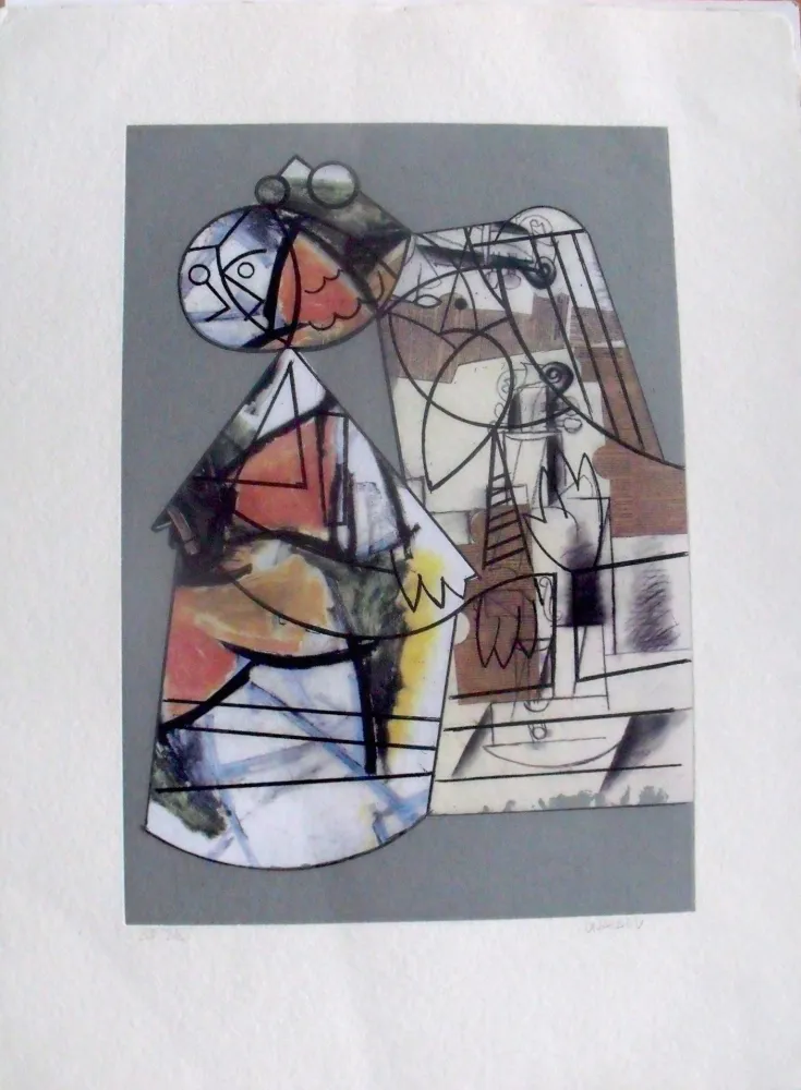 Офорт И Аквитанта Valdés - Manolo Valdés