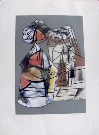 Офорт И Аквитанта Valdés - Manolo Valdés