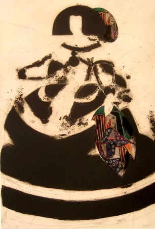 Офорт И Аквитанта Valdés - Reina Mariana