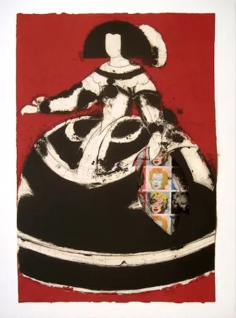 Офорт И Аквитанта Valdés - Reina Mariana