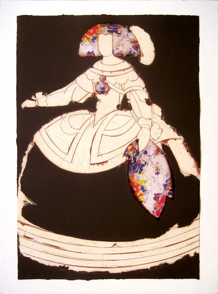 Офорт И Аквитанта Valdés - Reina Mariana