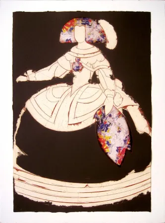 Офорт И Аквитанта Valdés - Reina Mariana