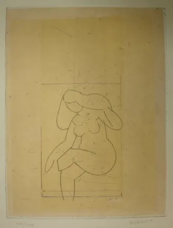 Офорт Valdés - S/T XIII