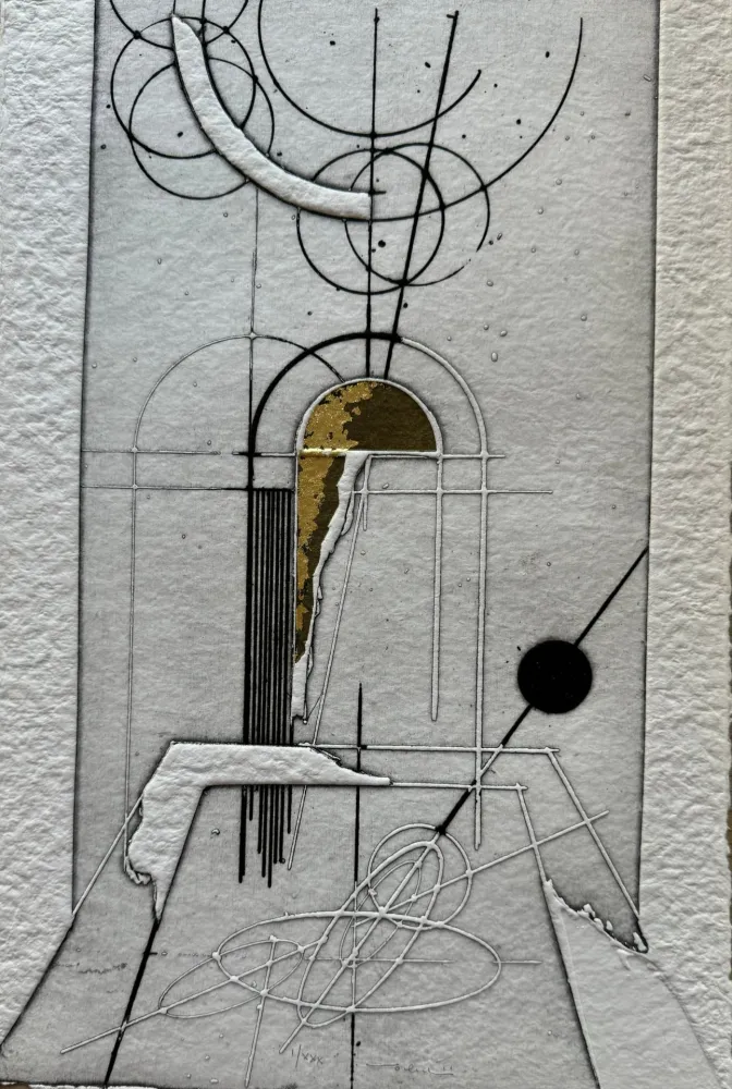 Офорт Valentini - Astro della sera