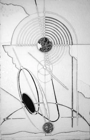 Офорт Valentini - Composizione 1