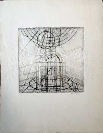 Офорт Valentini - Composizione 