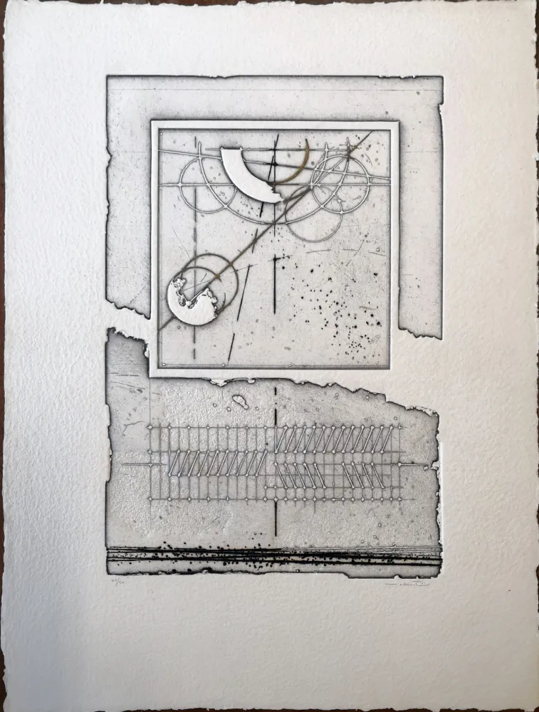 Офорт Valentini - Le misure, il tempo