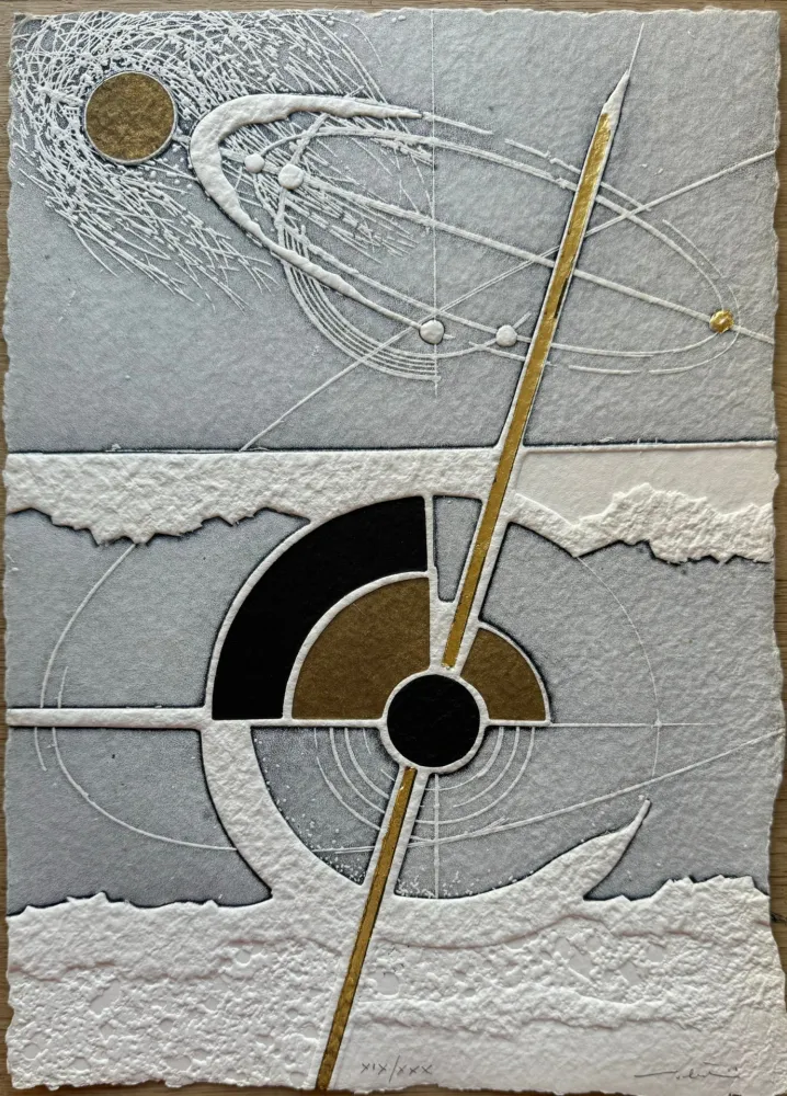 Офорт Valentini - Nello spazio