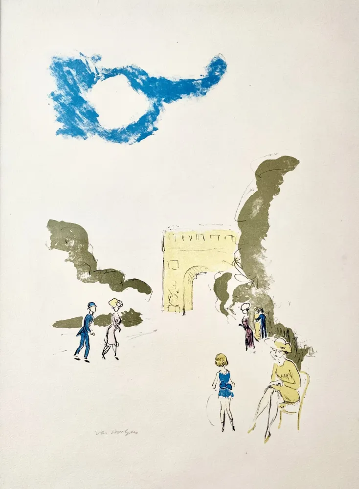 Литография Van Dongen - Arc de Triomf