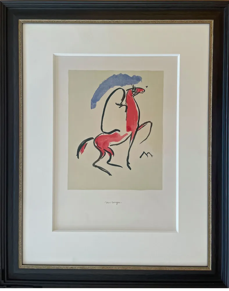 Литография Van Dongen - Cavalier Arabe