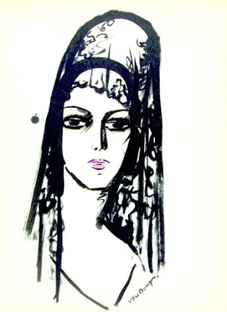 Трафарет Van Dongen - Espagnole