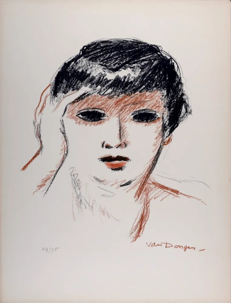 Литография Van Dongen - Fernande Olivier, c. 1955
