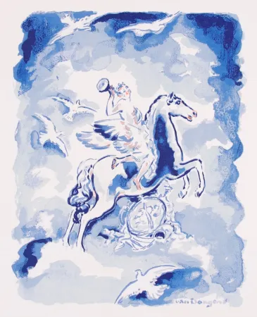 Литография Van Dongen - Gloire a Paris