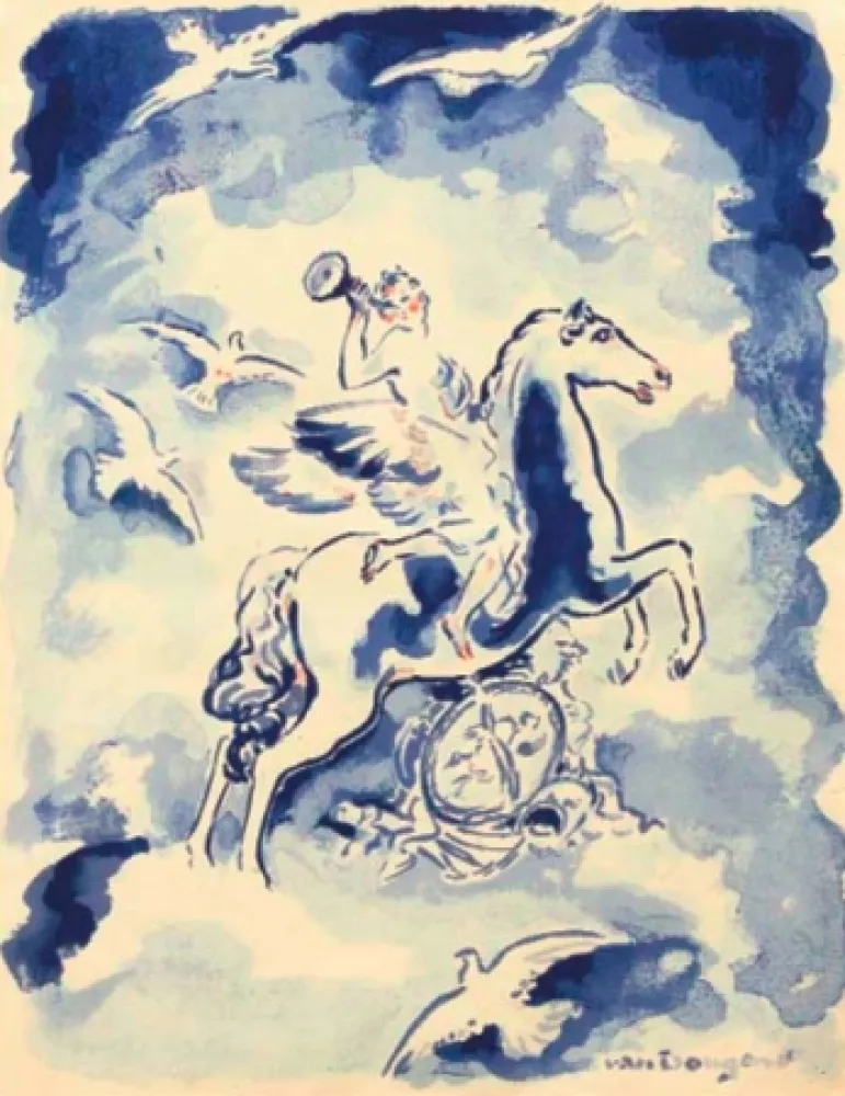 Литография Van Dongen - Gloire a Paris