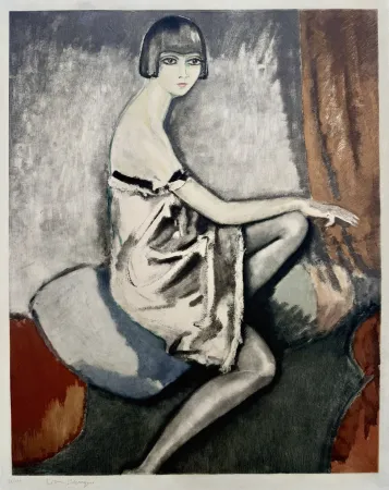 Акватинта Van Dongen - La Chemise d'Argent
