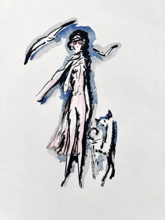 Литография Van Dongen - La Garçonne