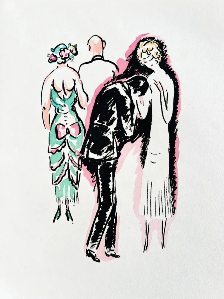 Литография Van Dongen - La Garçonne