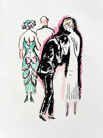 Литография Van Dongen - La Garçonne