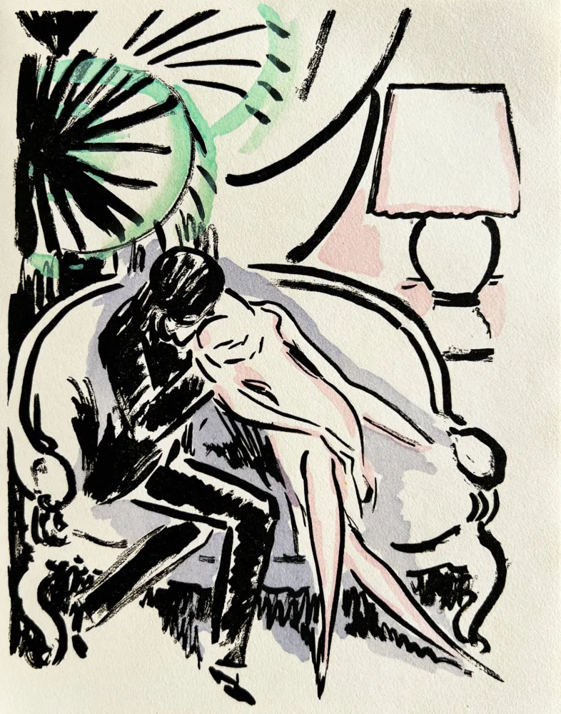 Литография Van Dongen - La Garçonne