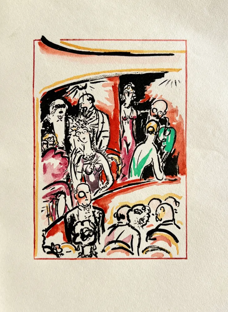 Литография Van Dongen - La Garçonne