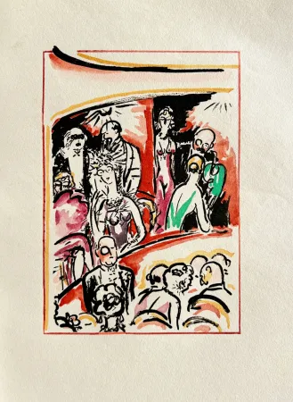 Литография Van Dongen - La Garçonne