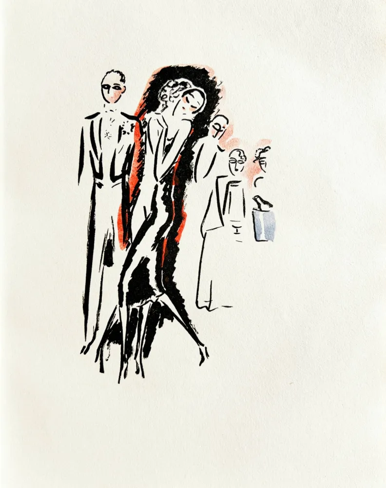 Литография Van Dongen - La Garçonne