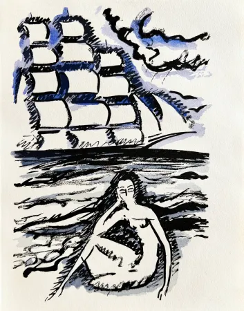 Литография Van Dongen - La Garçonne