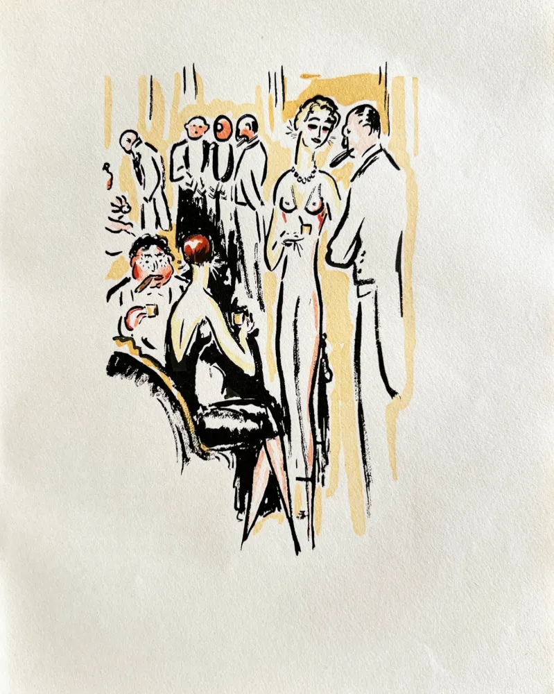 Литография Van Dongen - La Garçonne