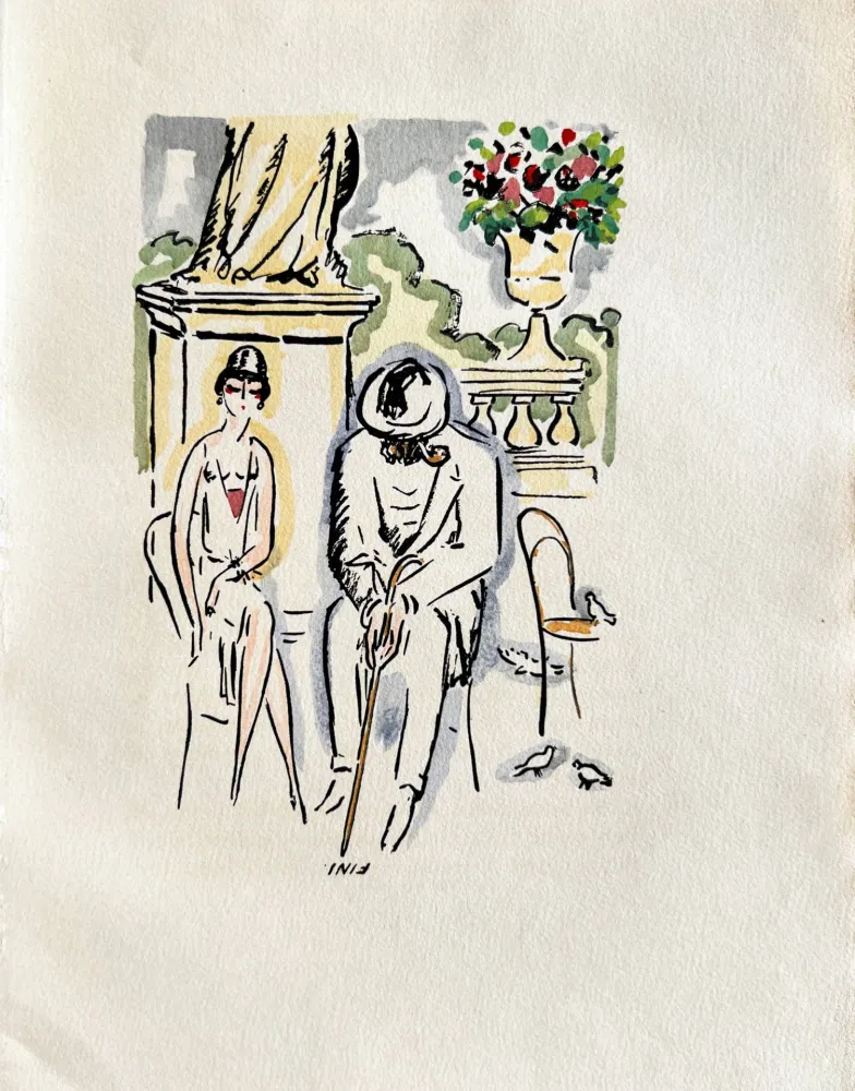 Литография Van Dongen - La Garçonne