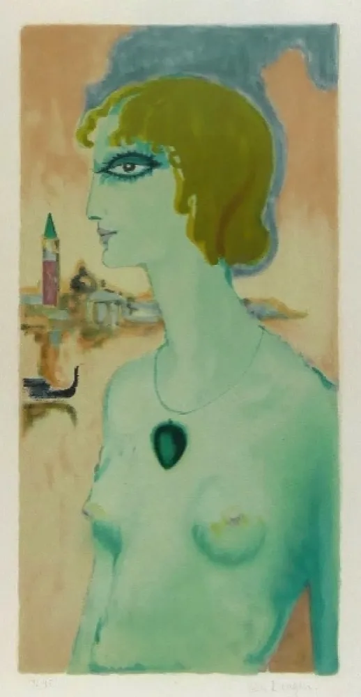 Литография Van Dongen - La Marchesa Luisa Casati