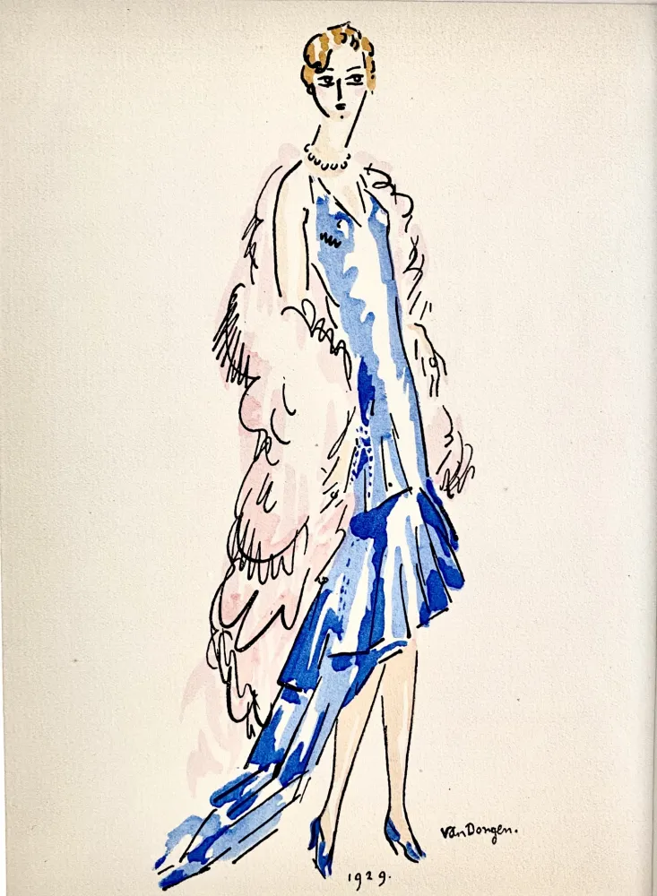 Трафарет Van Dongen - La Parisienne