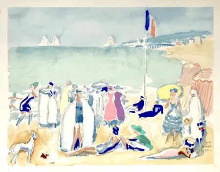 Трафарет Van Dongen - La Plage 1920