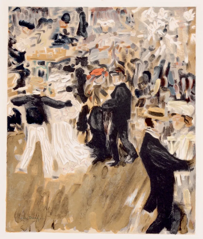 Литография Van Dongen - La Terasse