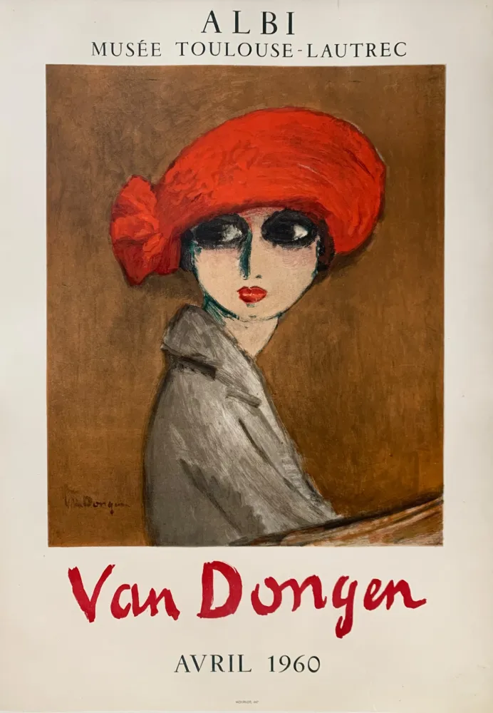 Литография Van Dongen - Le Coquelicot