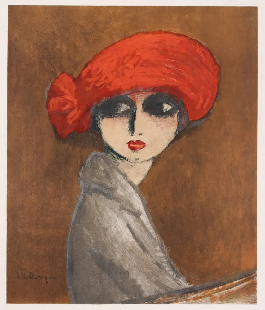 Литография Van Dongen - Le Coquelicot