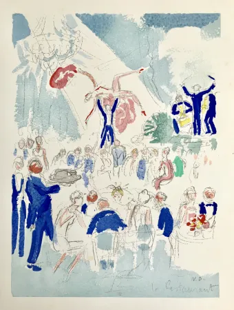 Трафарет Van Dongen -  Le Restaurant