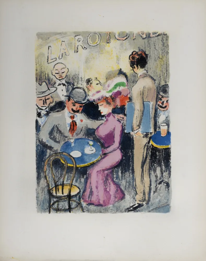 Литография Van Dongen - Modigliani, peintre maudit de Montparnasse, 1949