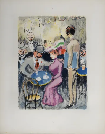 Литография Van Dongen - Modigliani, peintre maudit de Montparnasse, 1949