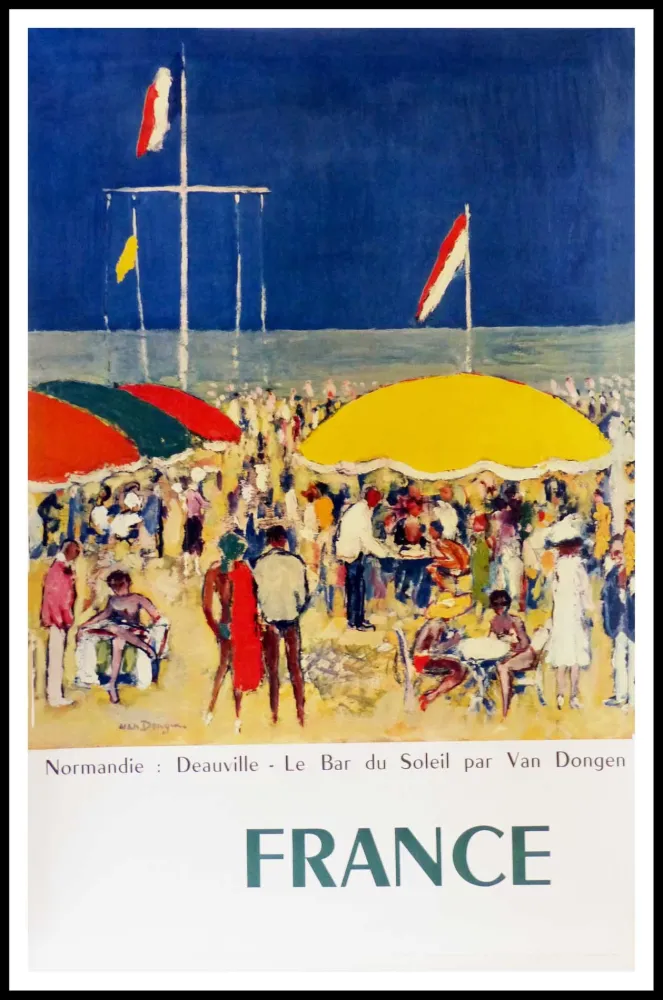 Гашение Van Dongen - NORMANDIE DEAUVILLE LE BAR AU SOLEIL