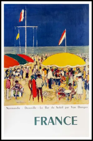Гашение Van Dongen - NORMANDIE DEAUVILLE LE BAR AU SOLEIL