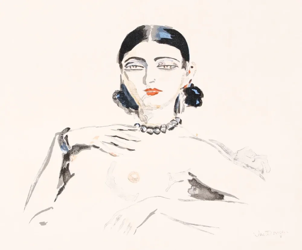 Литография Van Dongen - Odalisque