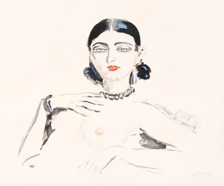 Литография Van Dongen - Odalisque