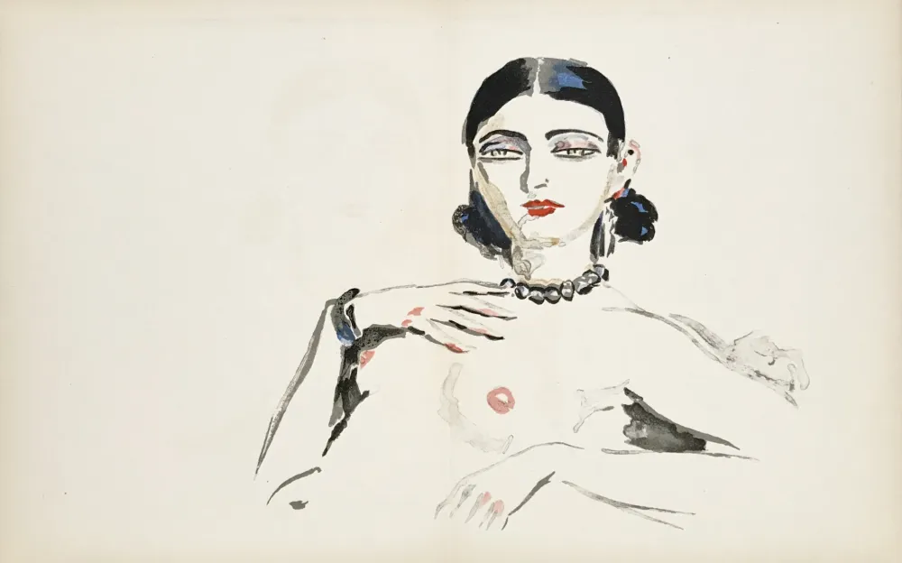 Литография Van Dongen - Odalisque