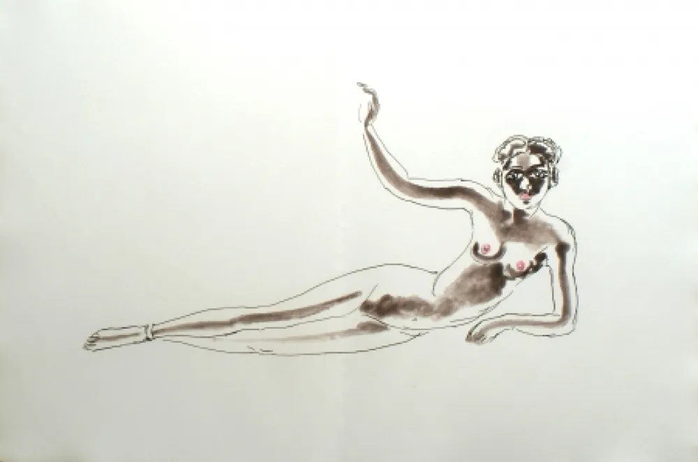 Офорт Van Dongen - Odalisque Africaine