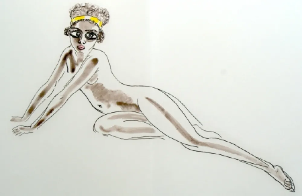Офорт Van Dongen - Odalisque Africaine